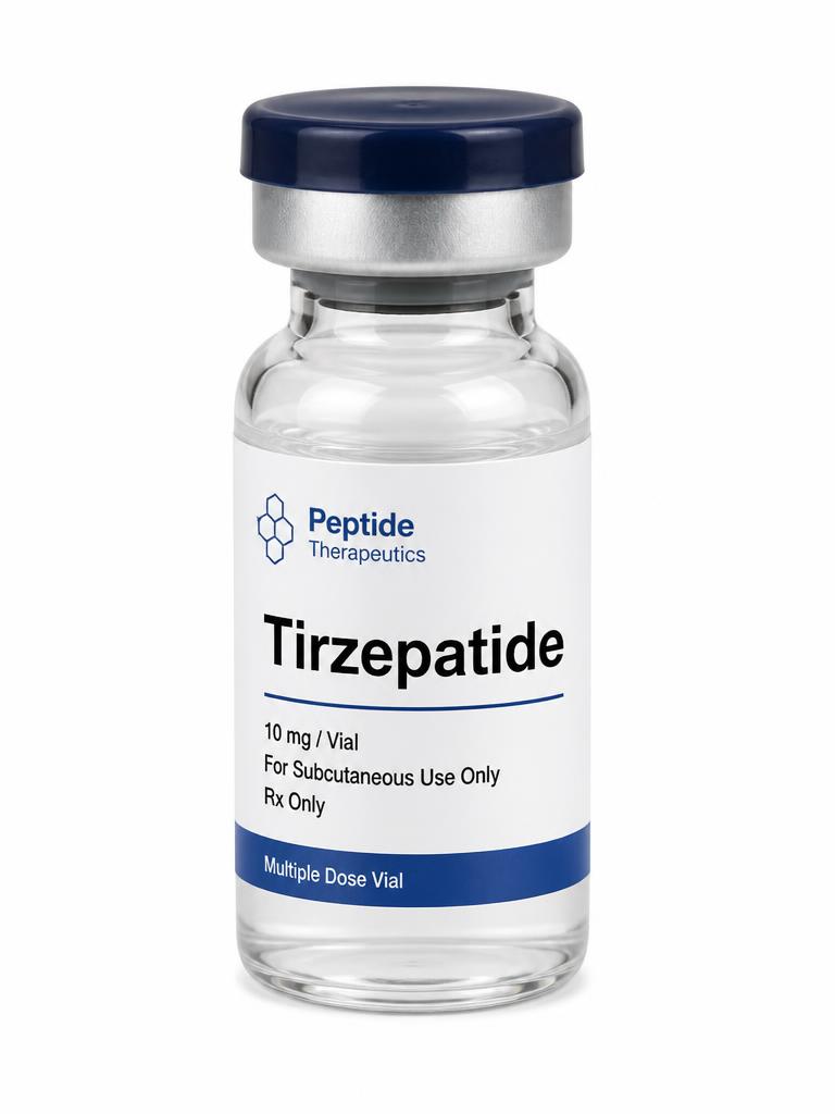 TirzepatideRx compounded injection vial